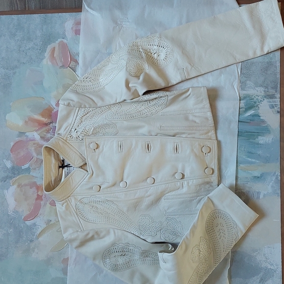 BNWT! ZARA Limited Edition genuine Leather Jacket - Picture 9 of 11